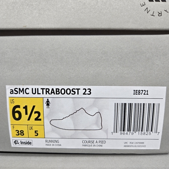 adidas Ultra Boost 23 by Stella Mccartney Clear Onix White Womens Shoes Size 6.5 - Picture 8 of 8